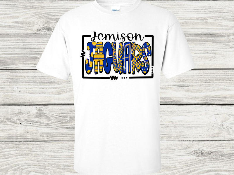 Jemison Jaguars (Word Art)