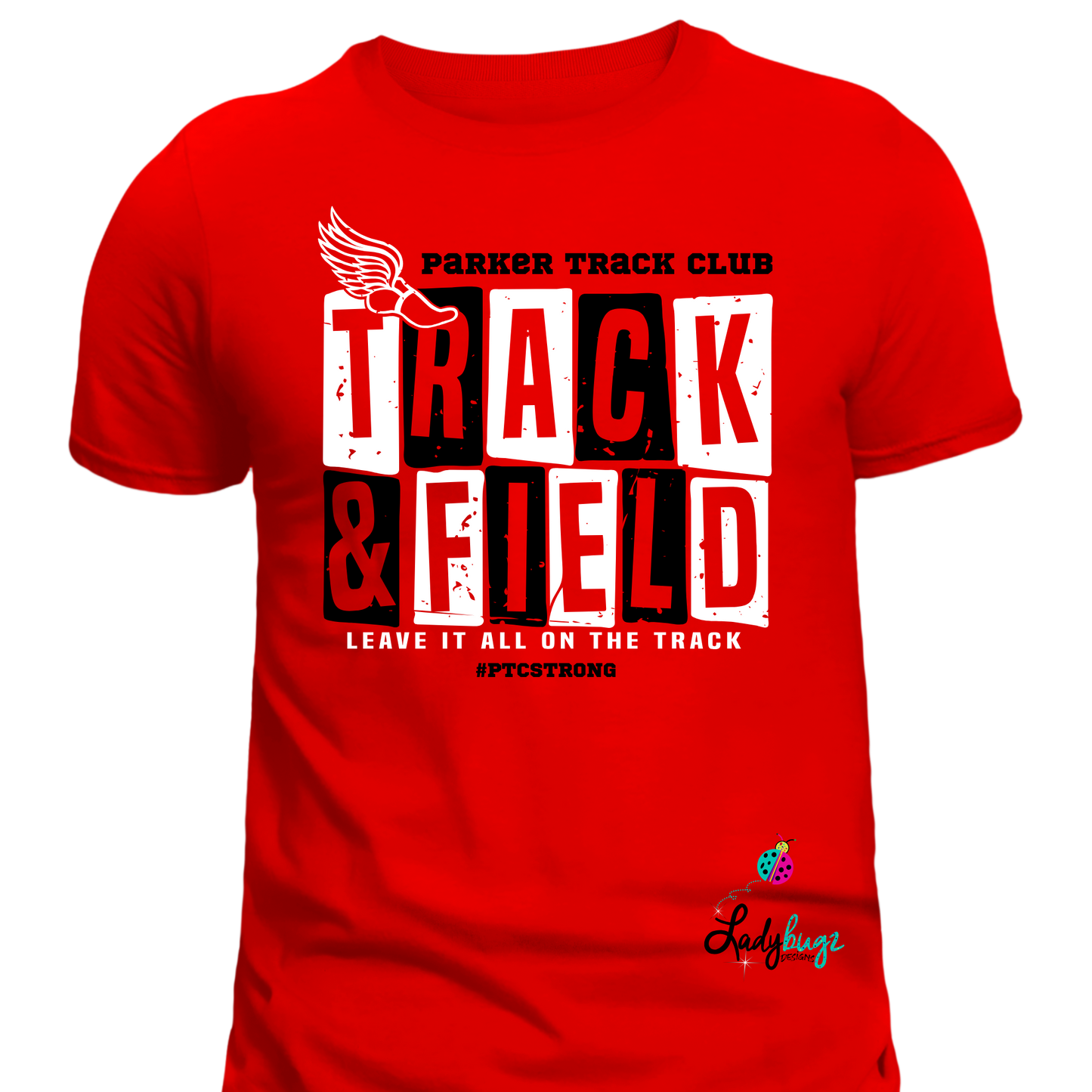 Parker Track Club- Distressed Block