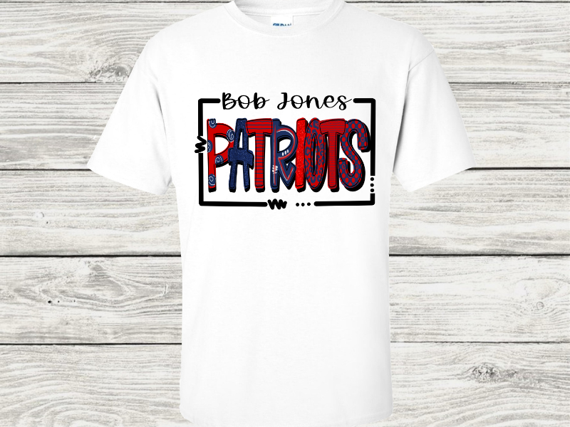 Bob Jones Patriots (Word Art)
