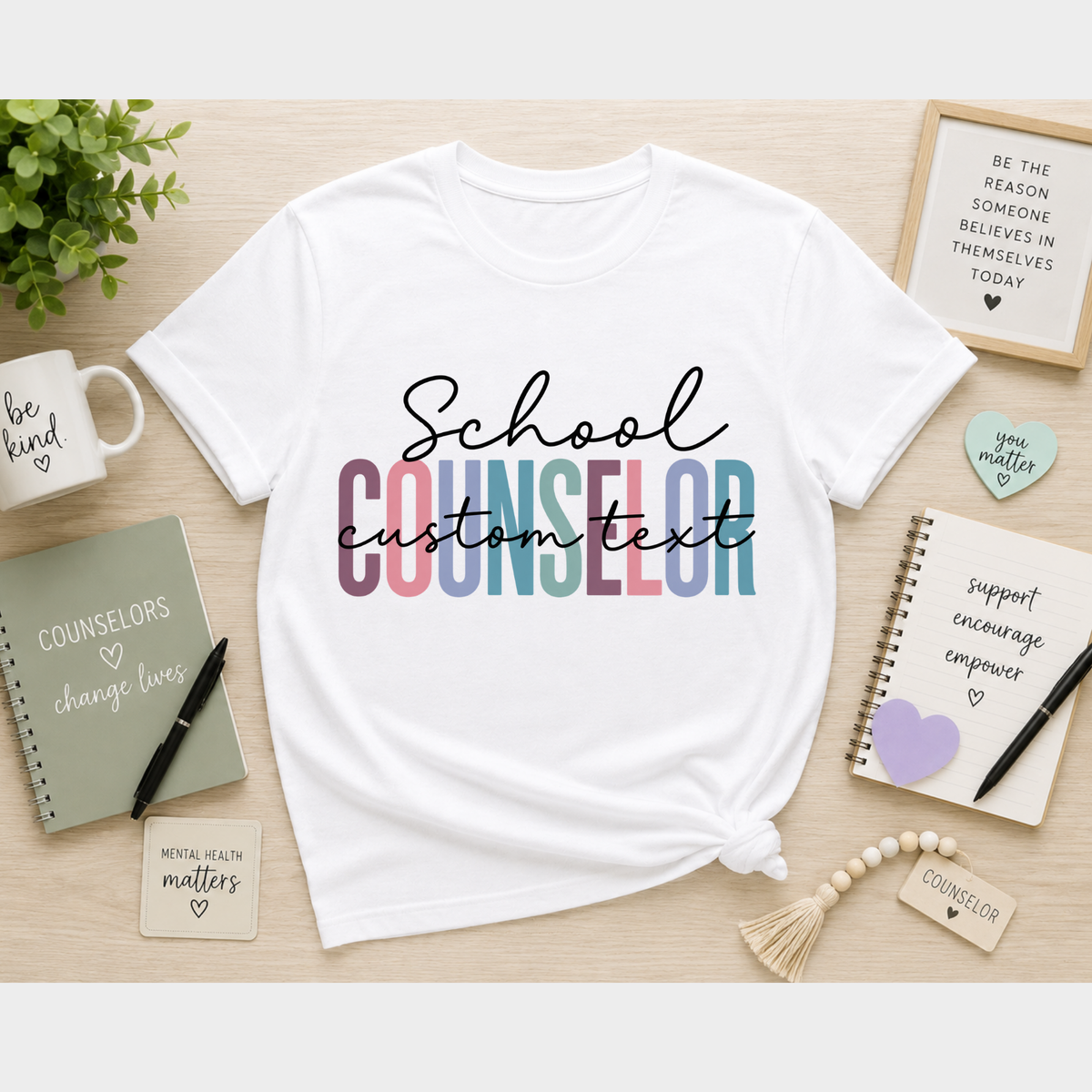 Personalized School Counselor Tee