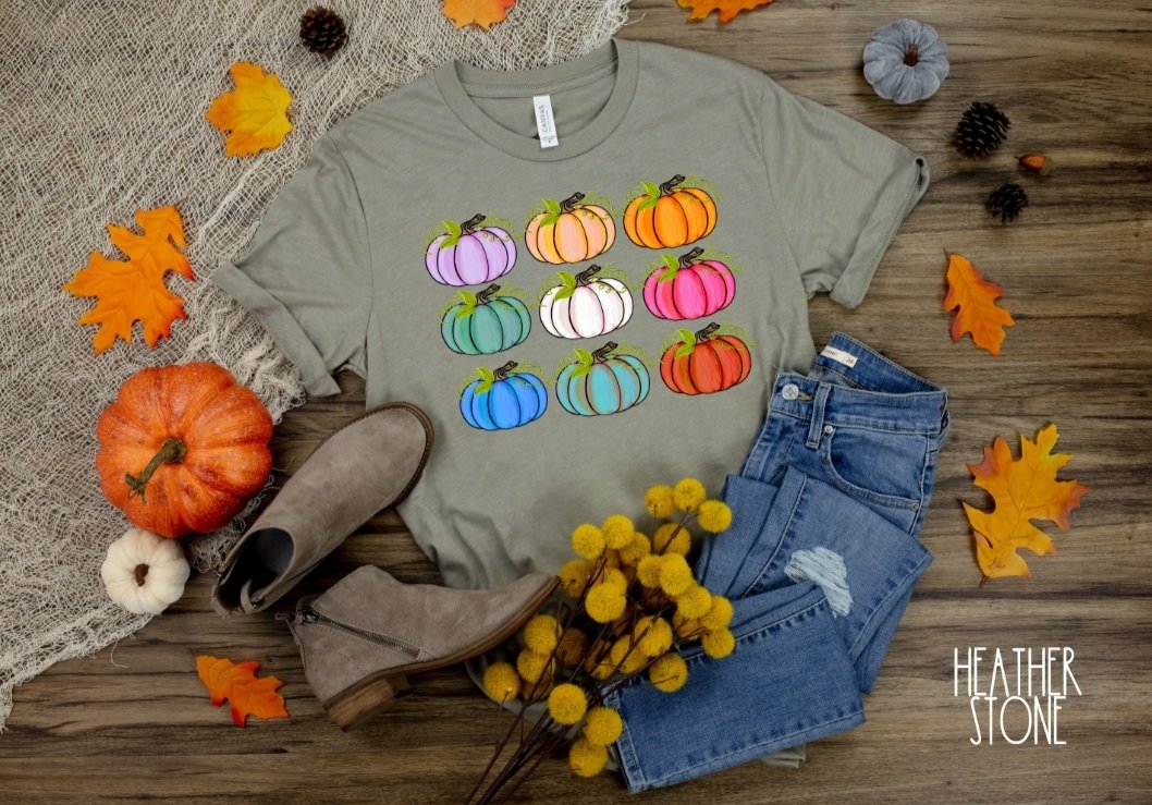 Color Stack Pumpkins