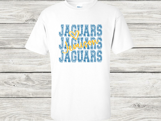 Jemison Jaguars (w/heart)