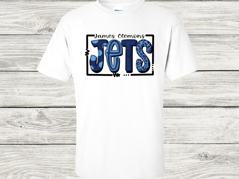 James Clemons Jets (Word Art)