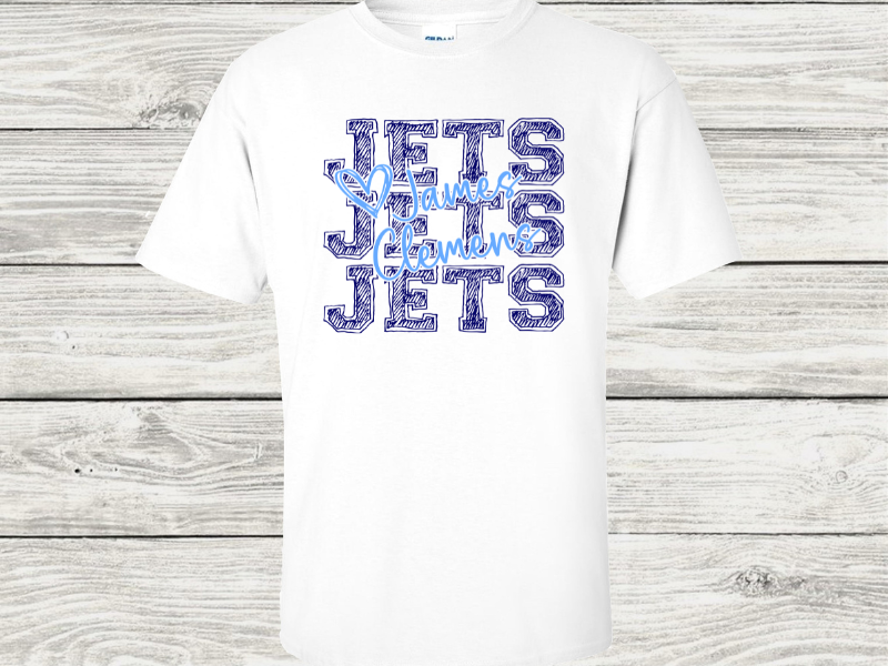 James Clemons Jets (w/heart)