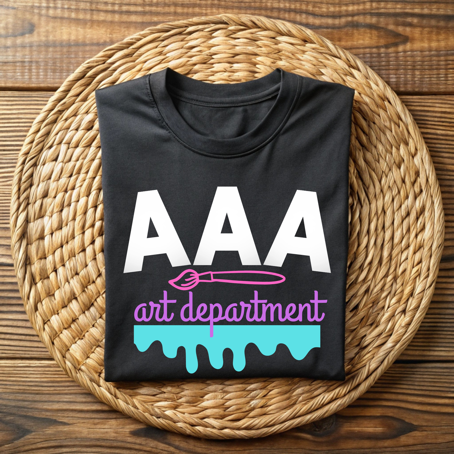 AAA Art Department (Teal Paint)
