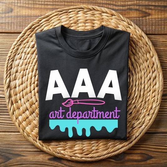 AAA Art Department (Teal Paint)