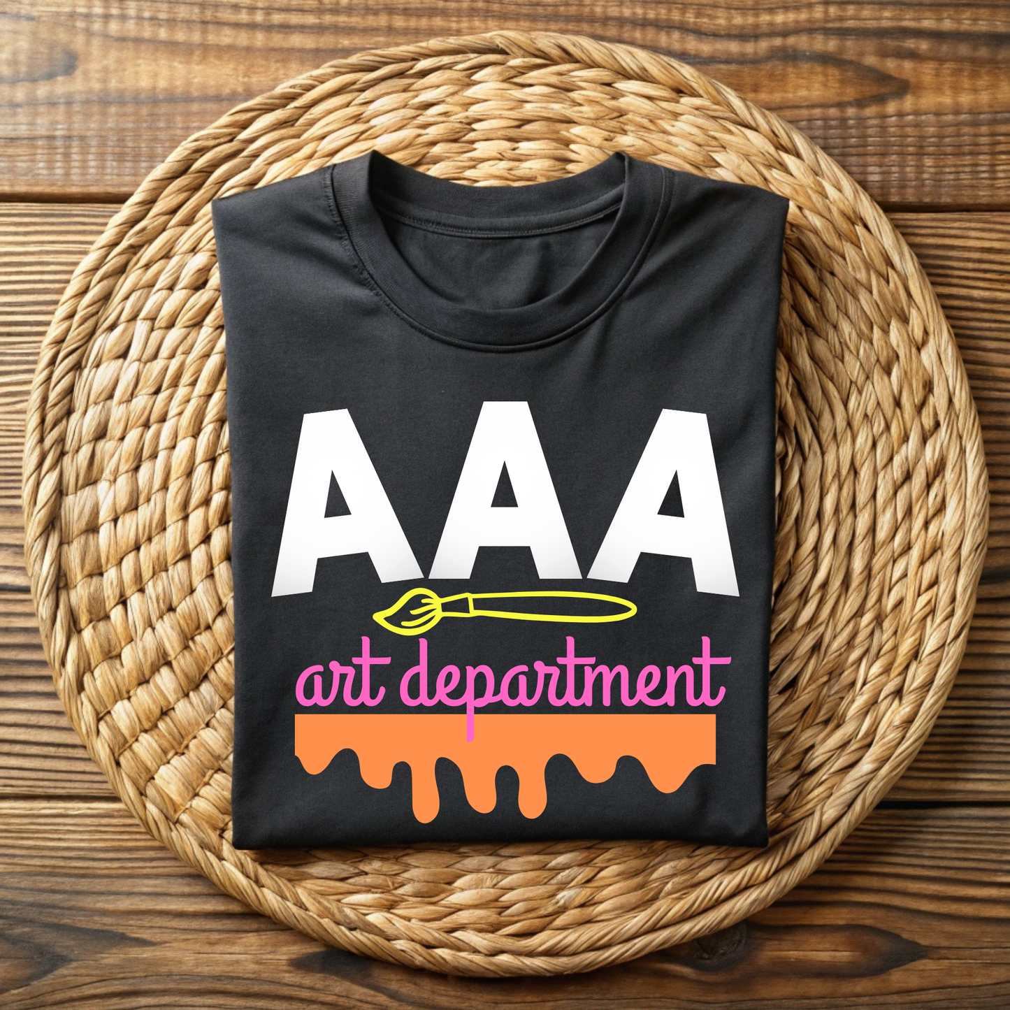 AAA Art Department (Orange Paint)