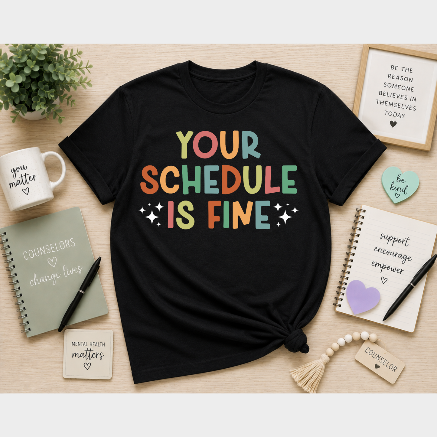 School Counselor- Your Schedule is Fine