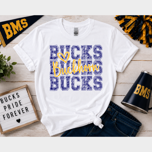 Buckhorn Triple Bucks Tee