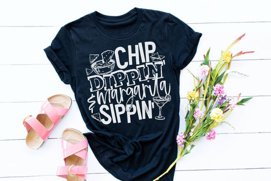 Chip Dippin' Margarita Sippin'