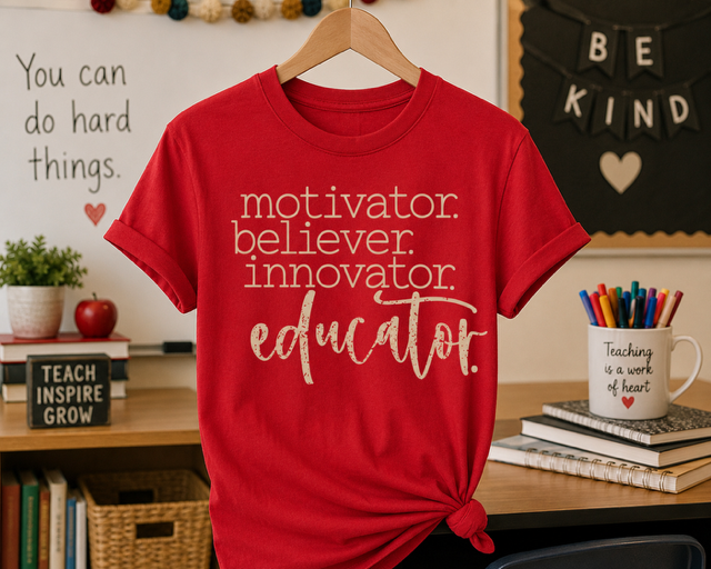 Motivator. Believer. Innovator. Educator.