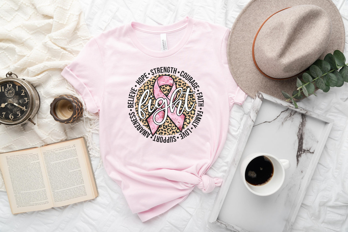 Fight Breast Cancer Pink Ribbon