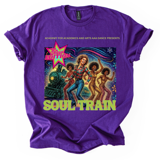 ✨ AAA Dance Show Tee – “Soul Train, New Edition” Edition ✨