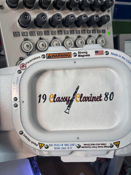 Classy Clarinets-Embroidered Visor