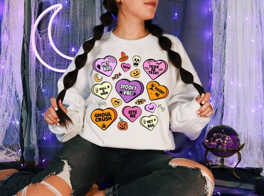 Candy Hearts Halloween