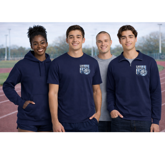 LHS Track & Field Fan Apparel - Logo w/Flag