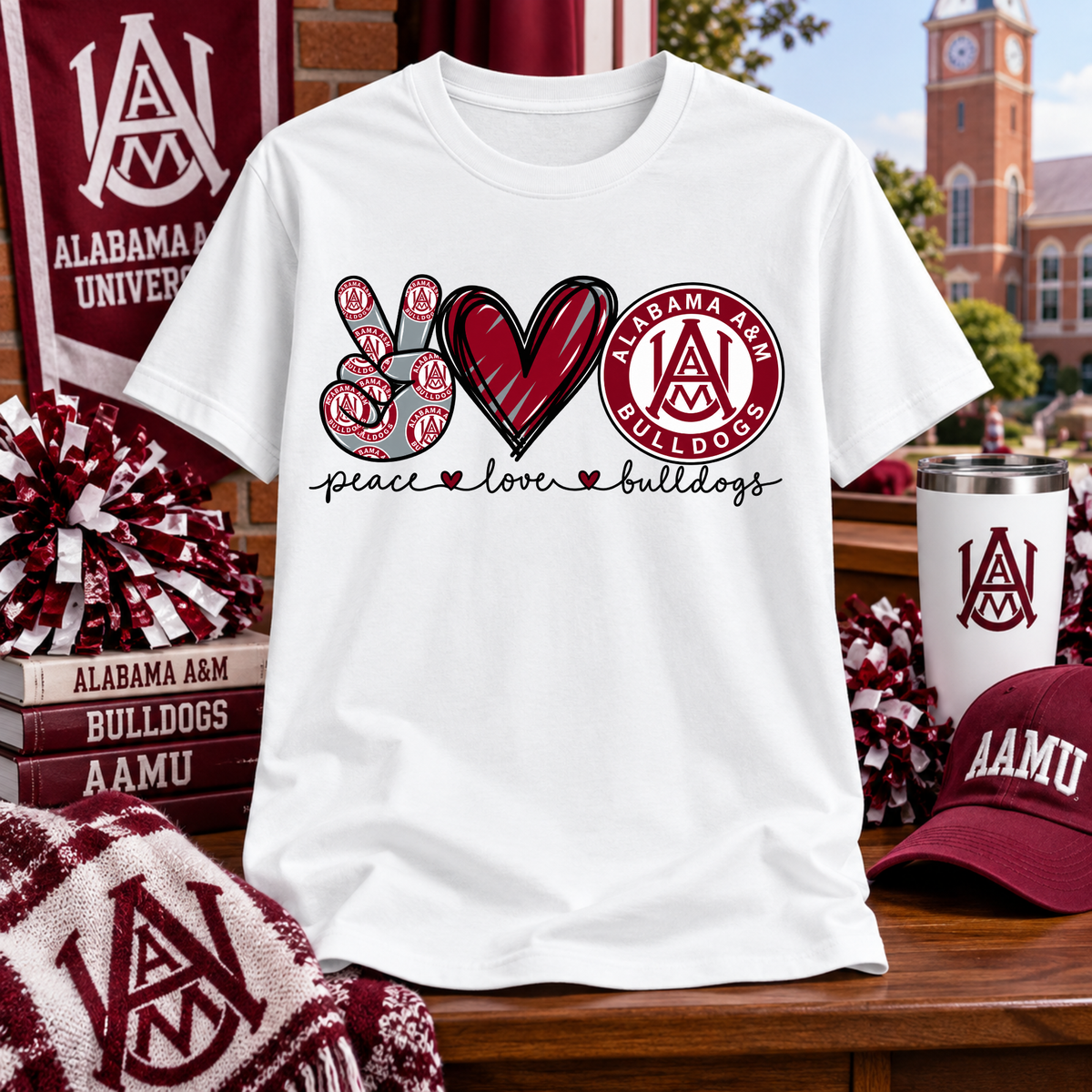 Peace Love Bulldogs