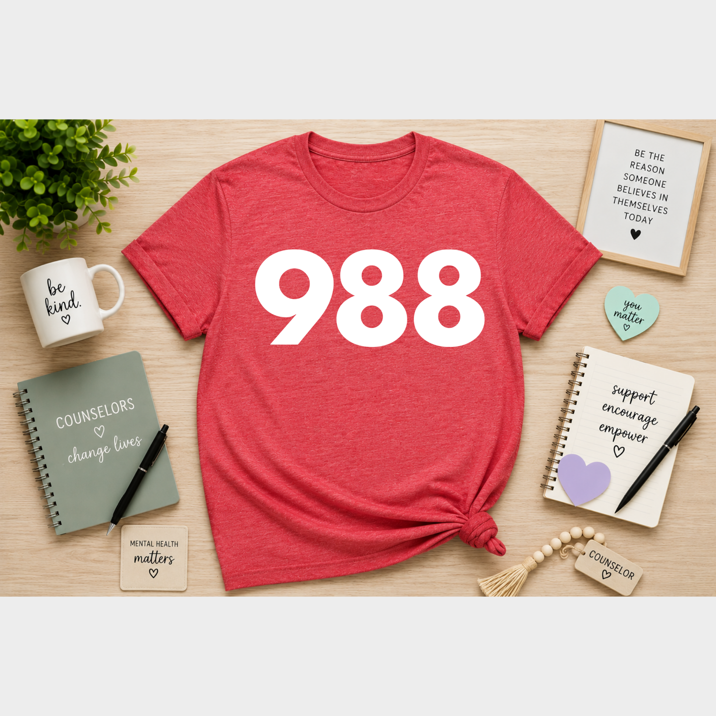 Counselor 988 Awareness Tee