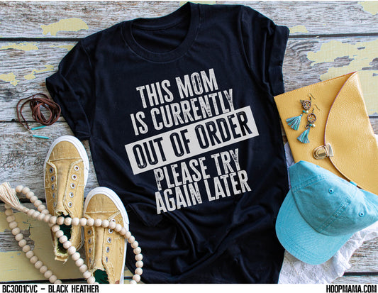 This mom is currently out of order