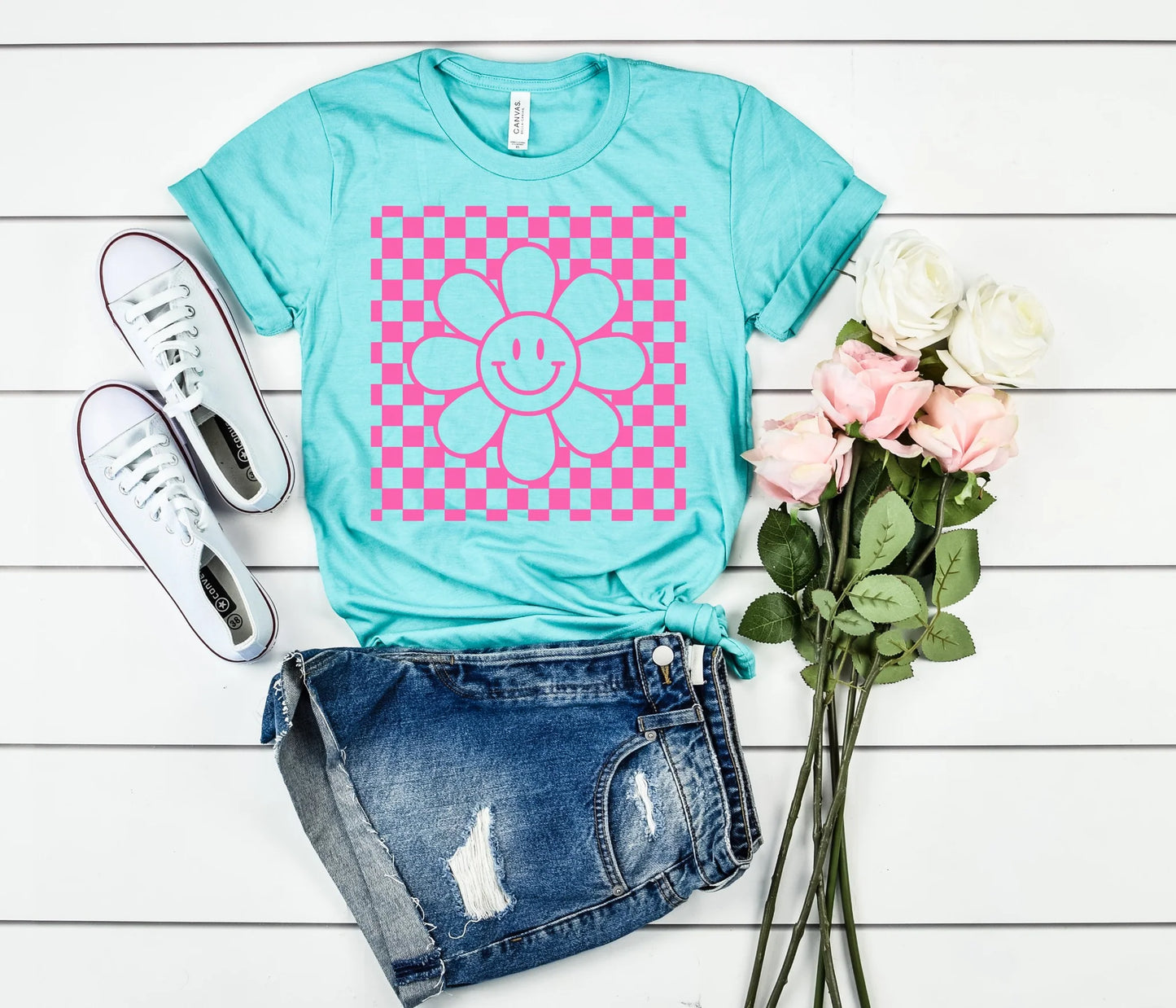 Checkered Flower