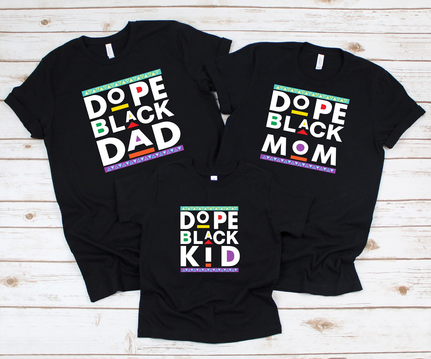 Dope Black Mom, Dad, Kid