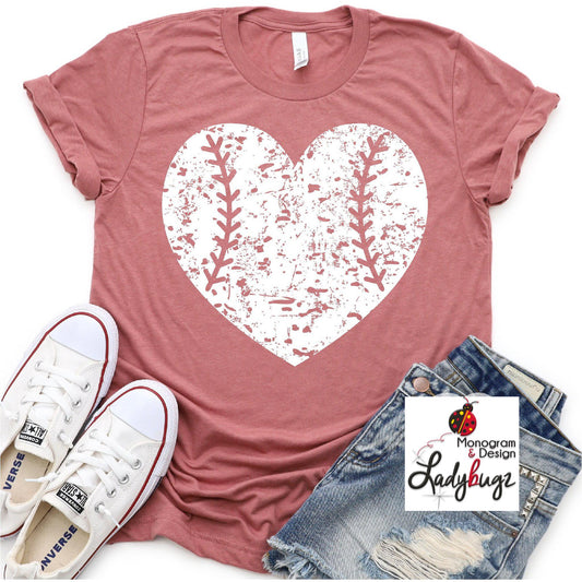 Heart Shaped Baseball