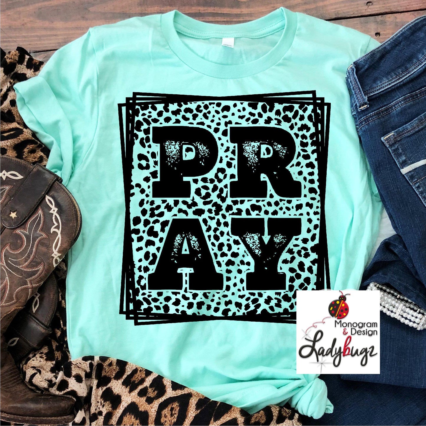 PRAY (leopard print box)