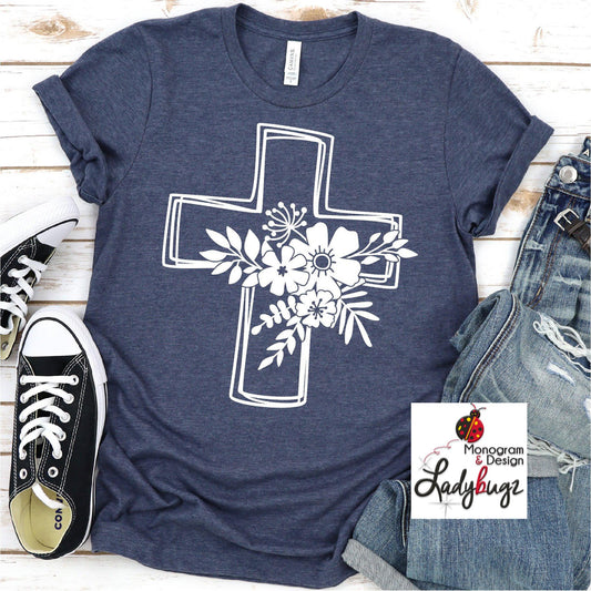 Floral Cross